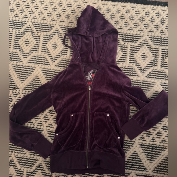 Twisted Heart Purple Track Set with Rhinestone Heart - Picture 4 of 6